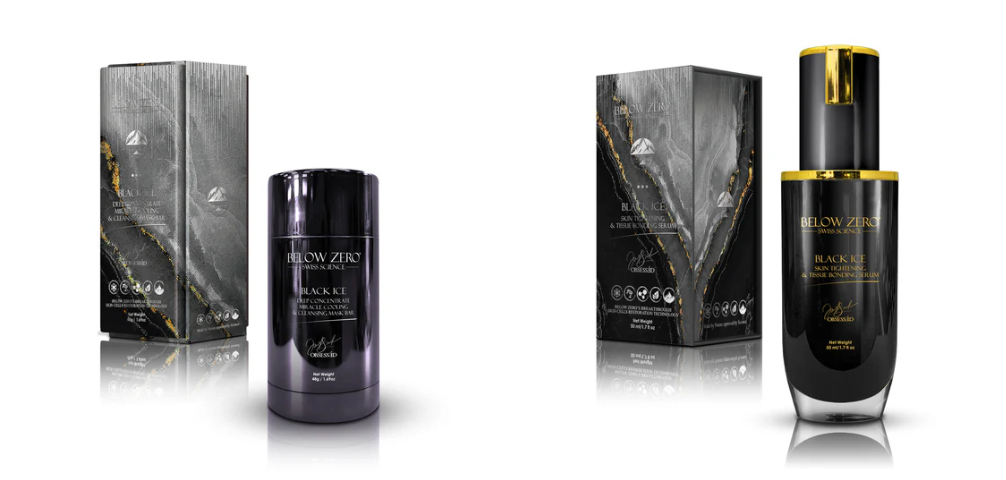 Below Zero Cleansing Mask Bar and Tightening and Tissue Bonding Serum Set