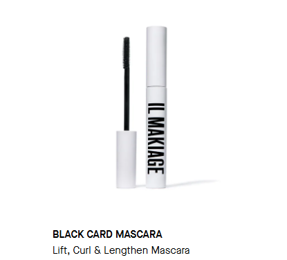 IL MAKIAGE BLACK CARD Lift Curl, Lengthen Mascara 9.5ml/.32 FL OZ
