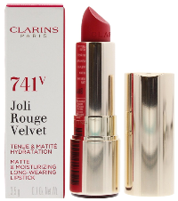 Clarins Joli Rouge Velvet 741V Red Orange