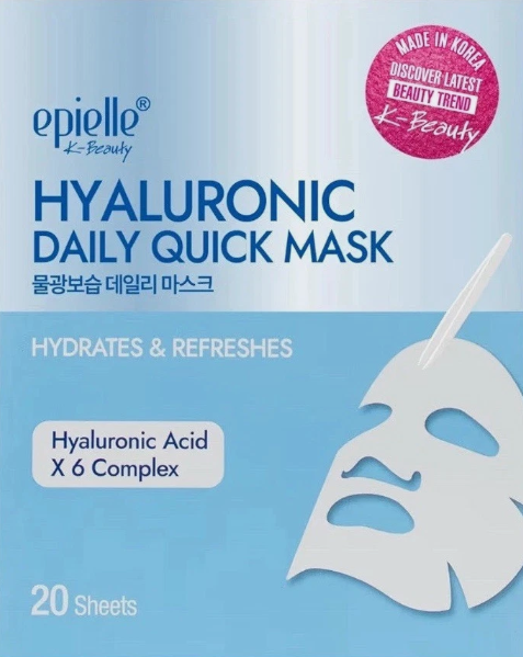 Epielle Hyaluronic Daily Quick Mask 20 Sheets