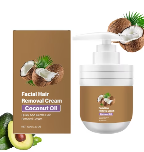 Facial Hair Removal Cream by Chaogkm Plant Extracted 100g/3.53oz