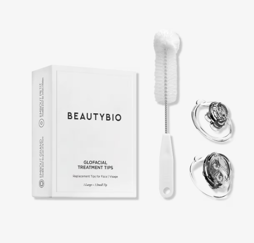 BeautyBIO GLOFACIAL TREATMENT TIPS  1 Large 1 Small 1 Cleaning Brush