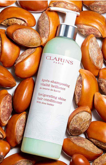 Clarins Invigorating Shine Hair Conditioner with Shea Butter 300ml 10.6oz