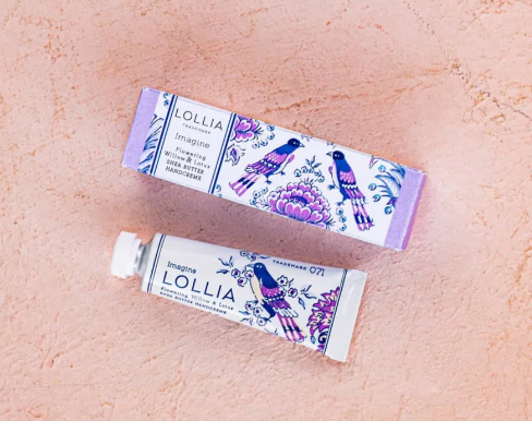 LOLLIA Imagine Flowering Willow & Lotus Shea Butter Handcreme .33oz
