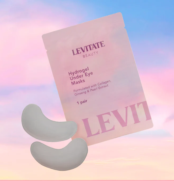 LEVITATE Cool & Hydrate Hydrogel Under Eye Masks 3 pairs