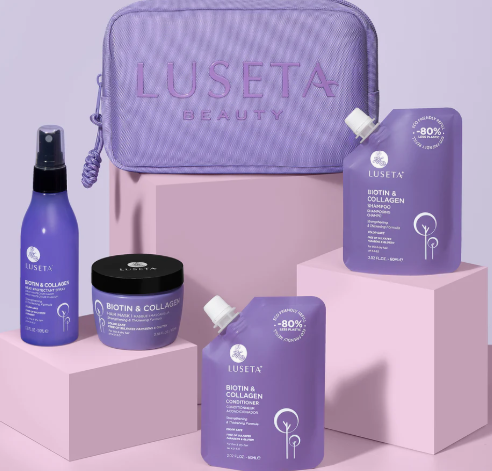 Luseta Turn Up The Volume Travel Set Biotin & Collagen