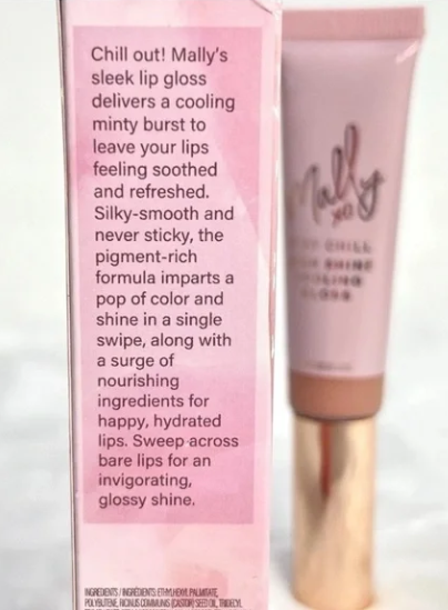 Mally Stay Chill High Shine Cooling Lip Gloss  - Brrrrr! Blossom