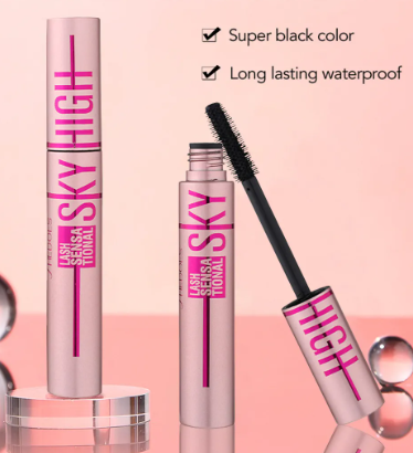 Sky Lash Sensational Mascara by Meike Glamour Black 2 full tubes