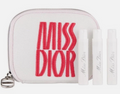 Miss Dior white/red pouch with 3 samples