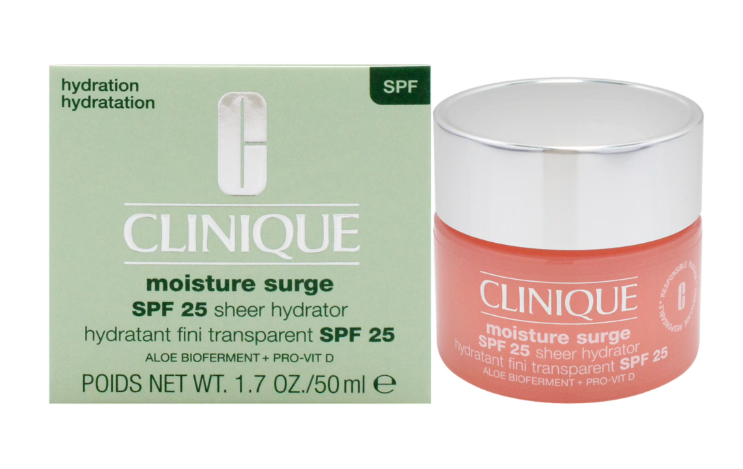 Clinique moisture surge SPF 25 sheer hydrator 1.7fl oz/50ml