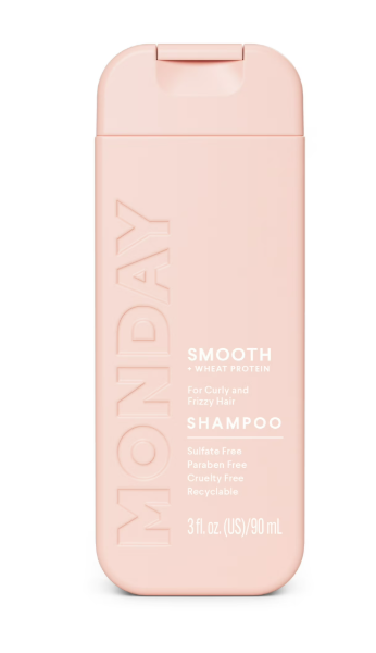 MONDAY SMOOTH Shampoo for Curly and Frizzy Travel 3fl oz