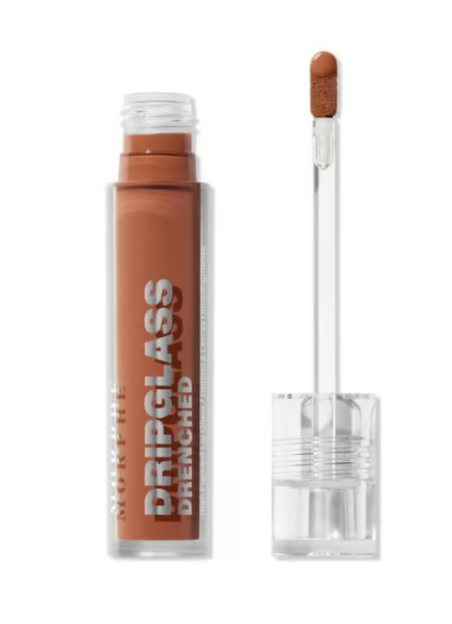 MORPHIE DRIPGLASS Hi Pigmented Lip Gloss DRENCHED 3.8ml Drip Coffee
