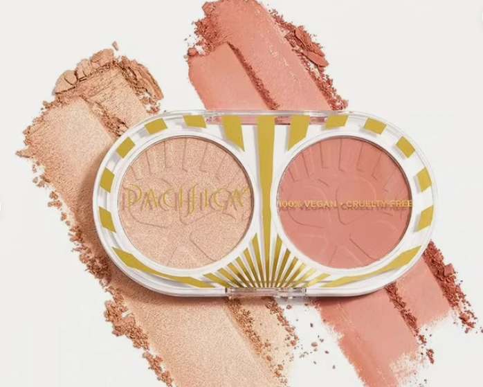 Pacifica Glimmer Shimmer Highlighter & Blush .28 oz/8g Glimmer Shimmer & Fire Lit