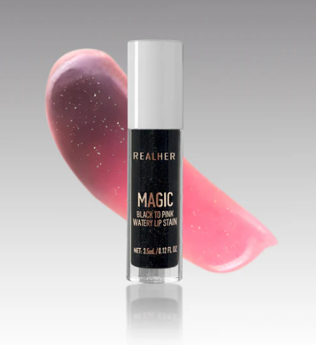 REALHER Magic Black to Pink Watery Lip Stain