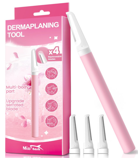 DERMAPLANING TOOL W/ 4 Replacement Blades