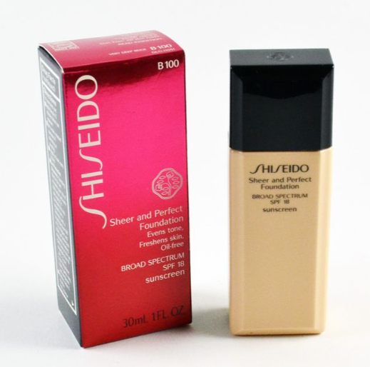 Shiseido Sheer and Perfect Foundation 30ml/1 fl oz Very Deep Beige Deep 100