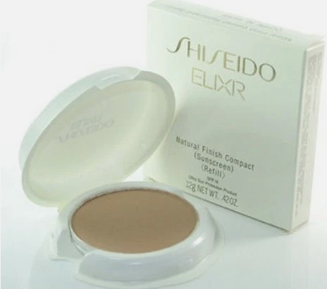 Shiseido Elixir Natural Finish Compact Sunscreen Refill 12g- OCHRE 20 GLO