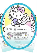 The Crème Shop Hello Kitty Shooting Stars Vitamin C + Shimmering Pearl Essence Sheet Mask, Paraben-Free, Sulfate-Free & Cruelty-Free Korean Face Mask - 3 Pack