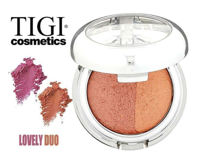 TIGI glow blush .07 oz/2g lovely duo