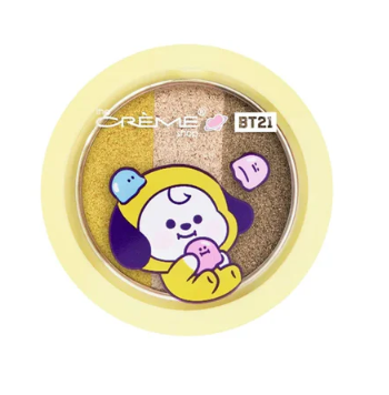 The Creme Shop Shimmery Eye-Shadow Trio Banana Taffy