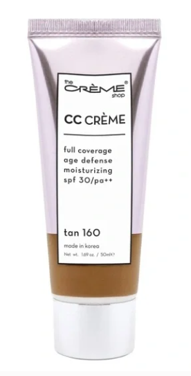 The Creme Shop CC Creme TAN 160 1.69oz/50ml