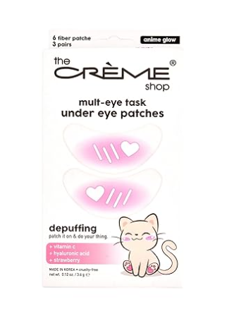 Multi-Eye Task Under Eye Patches The Creme Shop 3 pairs (6 total patches) .12oz/3.6g