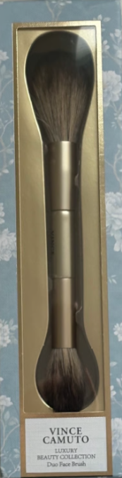 VINCE CAMUTO LUXURY BEAUTY COLLECTION Duo Face Brush - Blue Paisley
