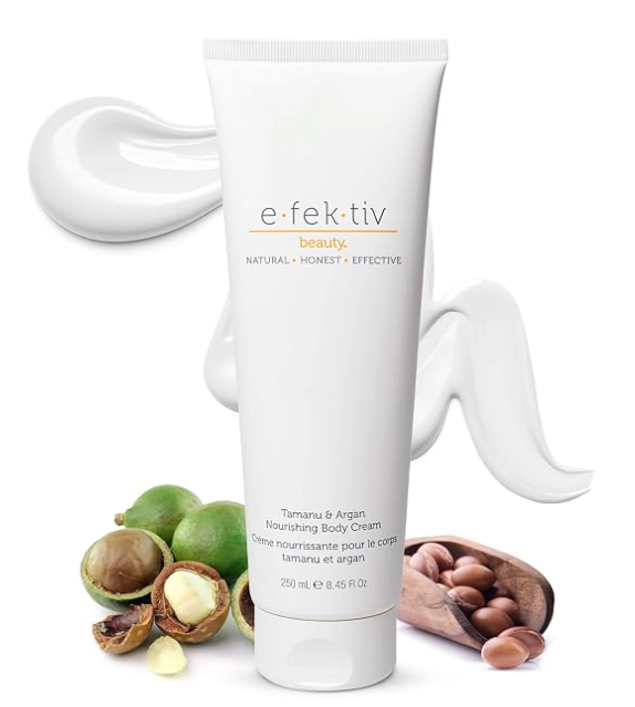 e*fek*tiv Beauty Natural Honest Effective  Nourishing Body Cream 250ml 8.45 Fl OZ