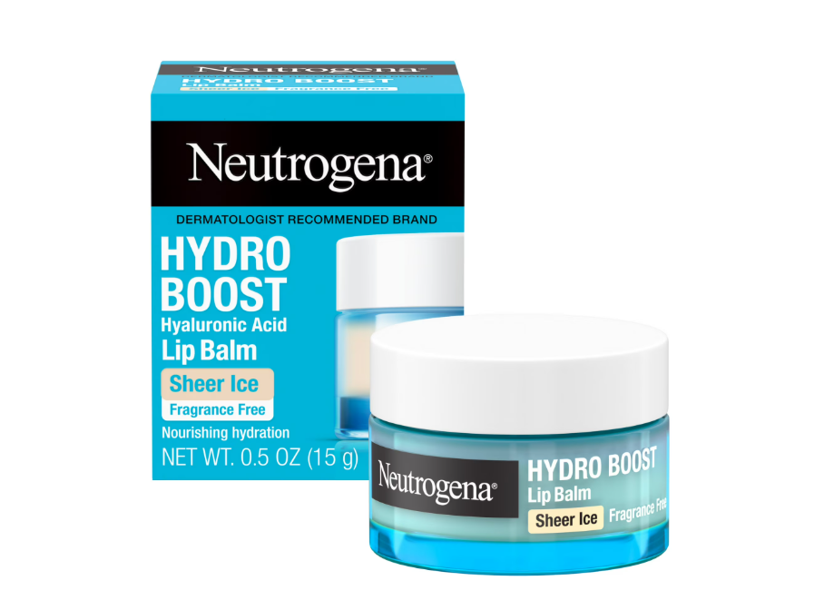 Neutrogena HYDRO BOOST Hyaluronic Acid LIP BALM Sheer Ice .5oz/15g