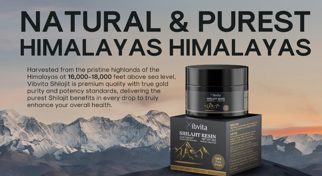 Vibvita Shilajit Resin 100% Pure 30G